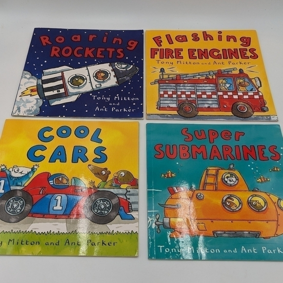 7 Tony Mitten Transportation Books Paperback - Picture 3 of 3